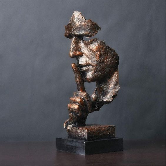 Modern Abstract Resin Figurine for Home Decor - Halri