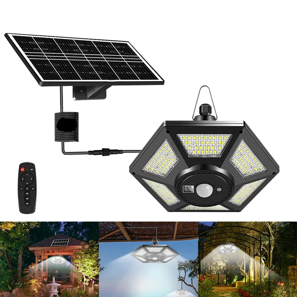 Bright Solar Powered Ceiling Light with Remote - Halri