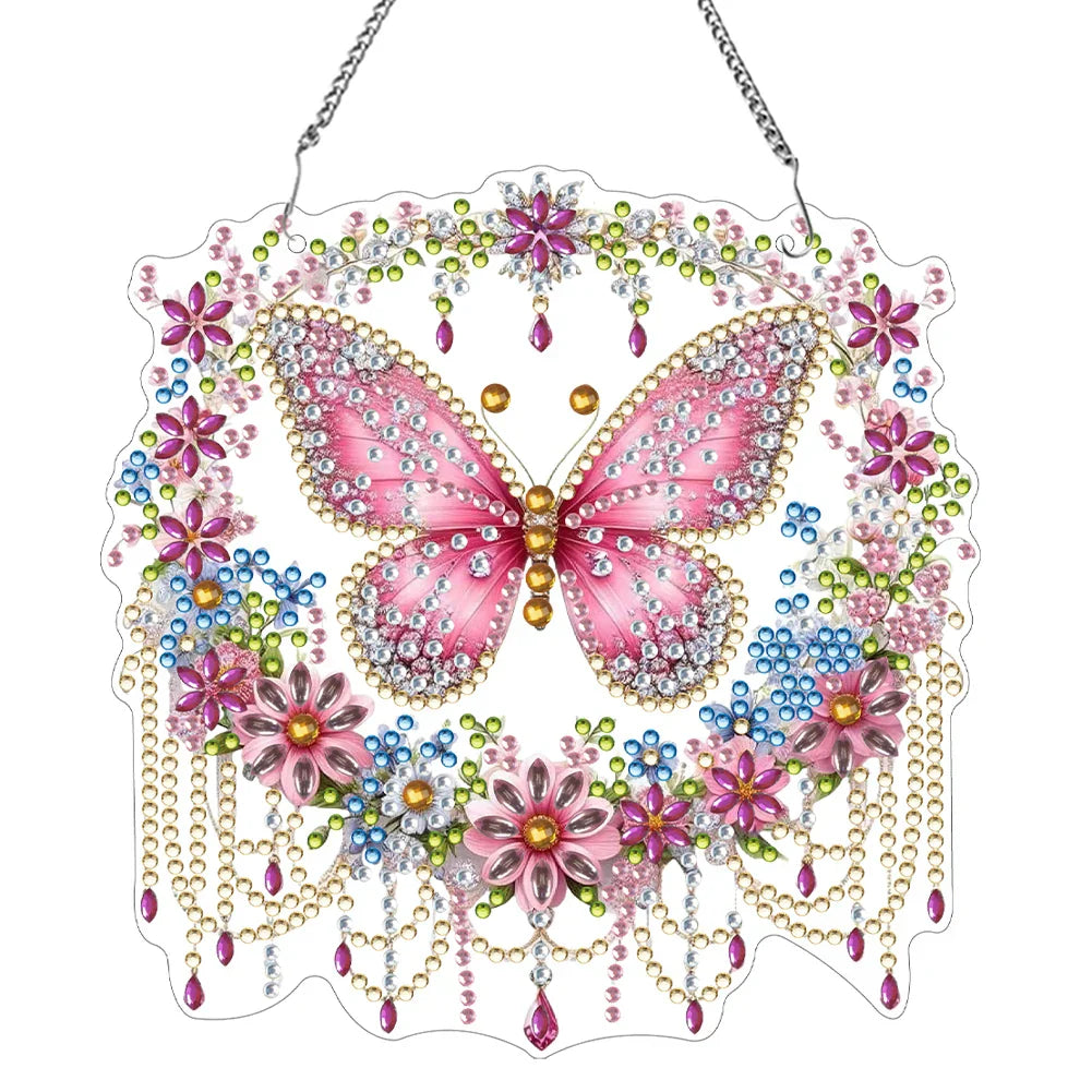 Colorful Butterfly Diamond Art Pendant Decoration