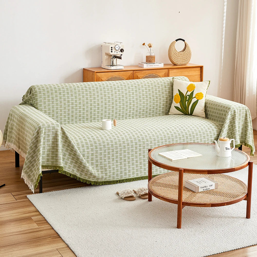 Plush Reversible Oversized Sofa Throw Blanket - Halri