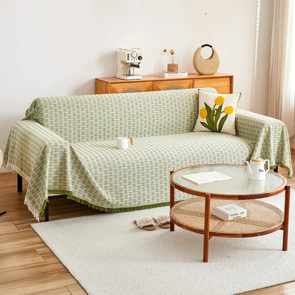 Plush Reversible Oversized Sofa Throw Blanket - Halri