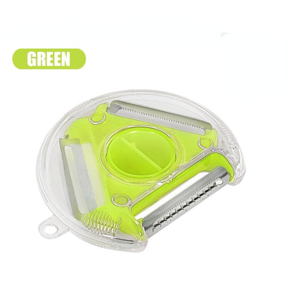 Easy 3-in-1 Stainless Steel Vegetable Peeler