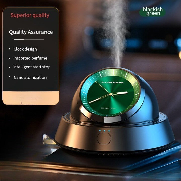 Fresh Car Air Purifier Smart Clock Diffuser
