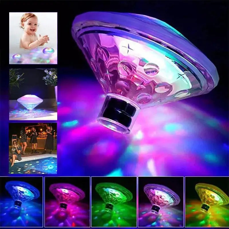 Colorful Submersible Pool Light Waterproof LED Lamp - Halri
