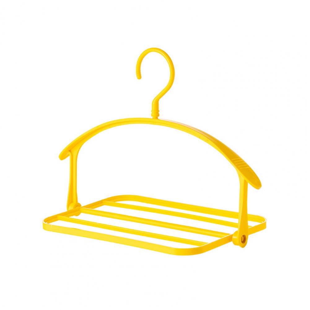 Space Saving 4-Tier Folding Clothing Rack