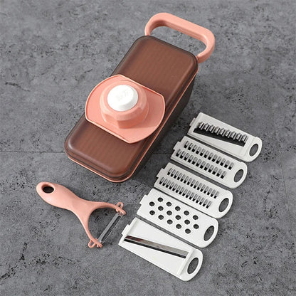 Easy Veggie Chopper 5-in-1 Kitchen Cutter Set