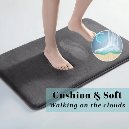 Plush Pink Soft Bathroom Mat