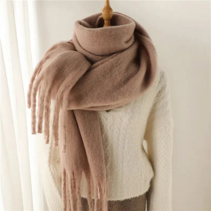 Cozy Solid Color Halri Throw Blanket