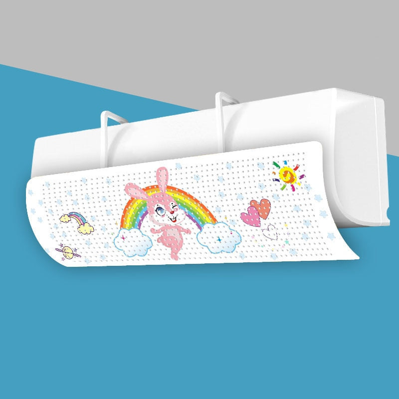 Adjustable AC Light Blocker Shield