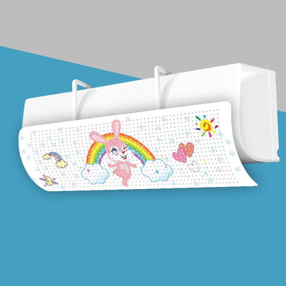 Adjustable AC Light Blocker Shield