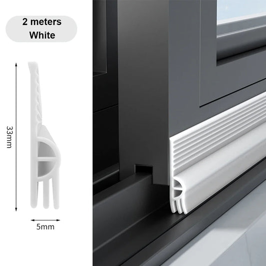 Quiet Door Draft Stopper Seal Protector - Halri