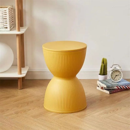 Modern Slim Hourglass Side Table