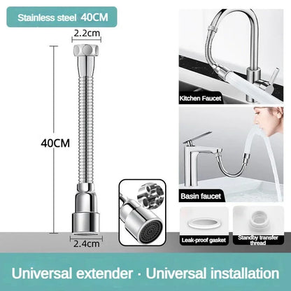 Easy Fit Kitchen Faucet Spray Nozzle Extender