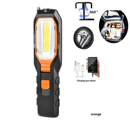 Portable Outdoor LED Flashlight Power Bank Charger