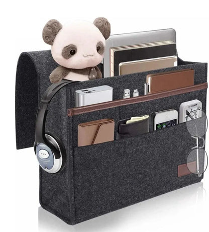 Compact Hanging Bed Storage Bag Organizer