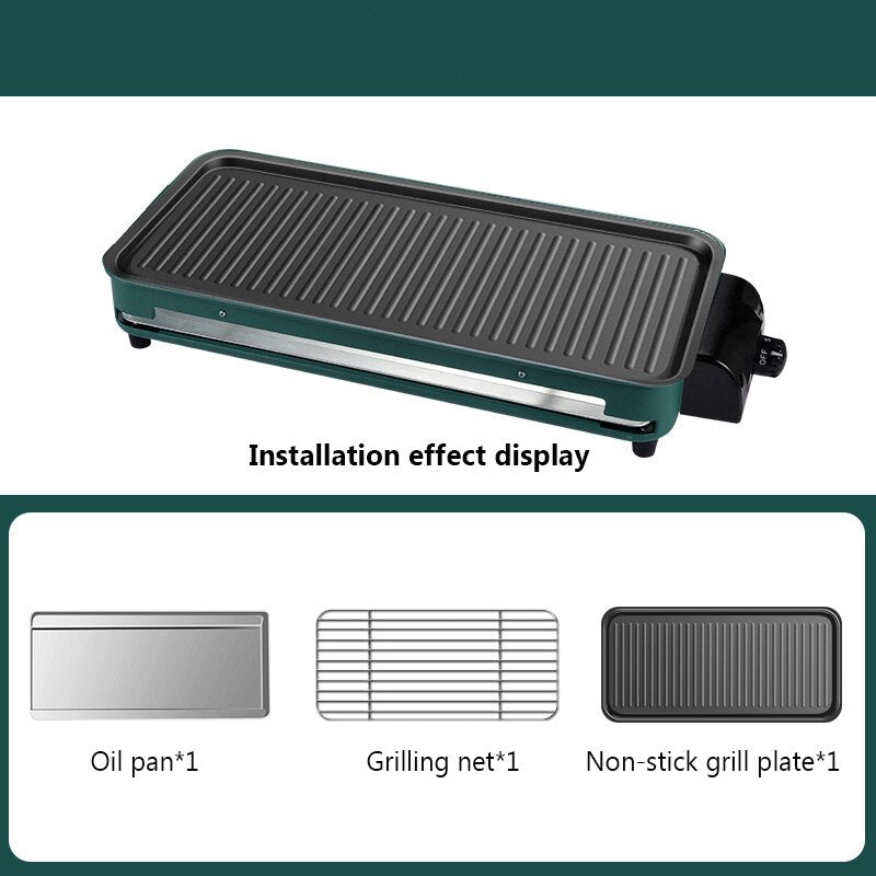 Indoor Portable Smoke Free Electric BBQ Grill - Halri