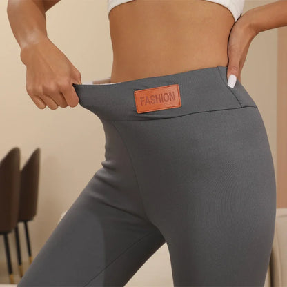 Women's Warm Cashmere Leggings High Waist Shaping