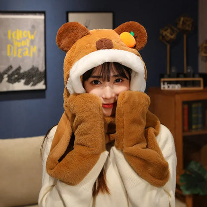 Cozy Fun Animal Gloves for Kids