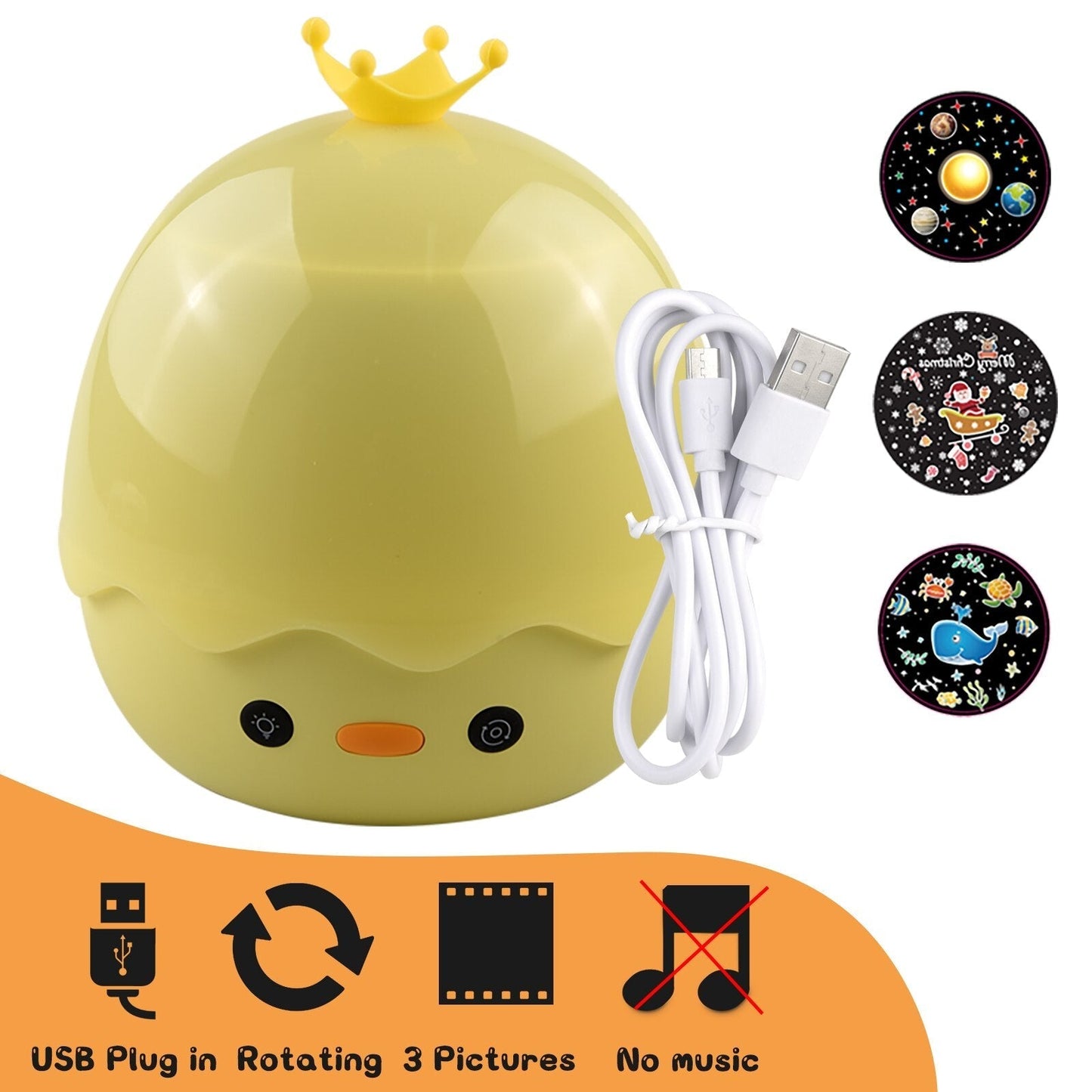 Colorful Musical Starry Night Light Lamp