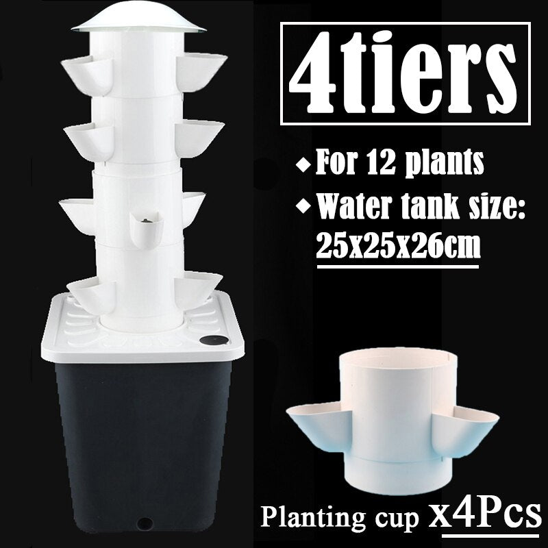 Easy Indoor Herb Hydroponic Garden Starter Kit
