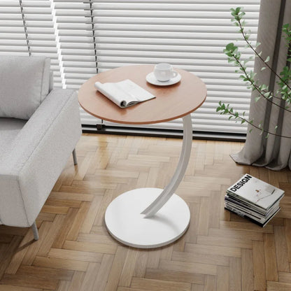 Sturdy Circular End Table for Home Decor