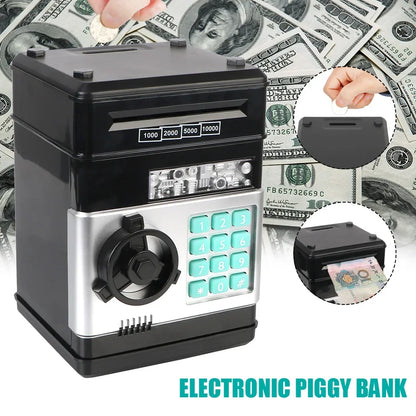 Digital Money Box with Lock and Code for Kids