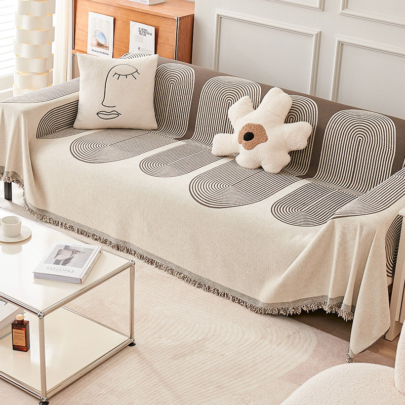 Cozy Nordic Plush Throw Blanket