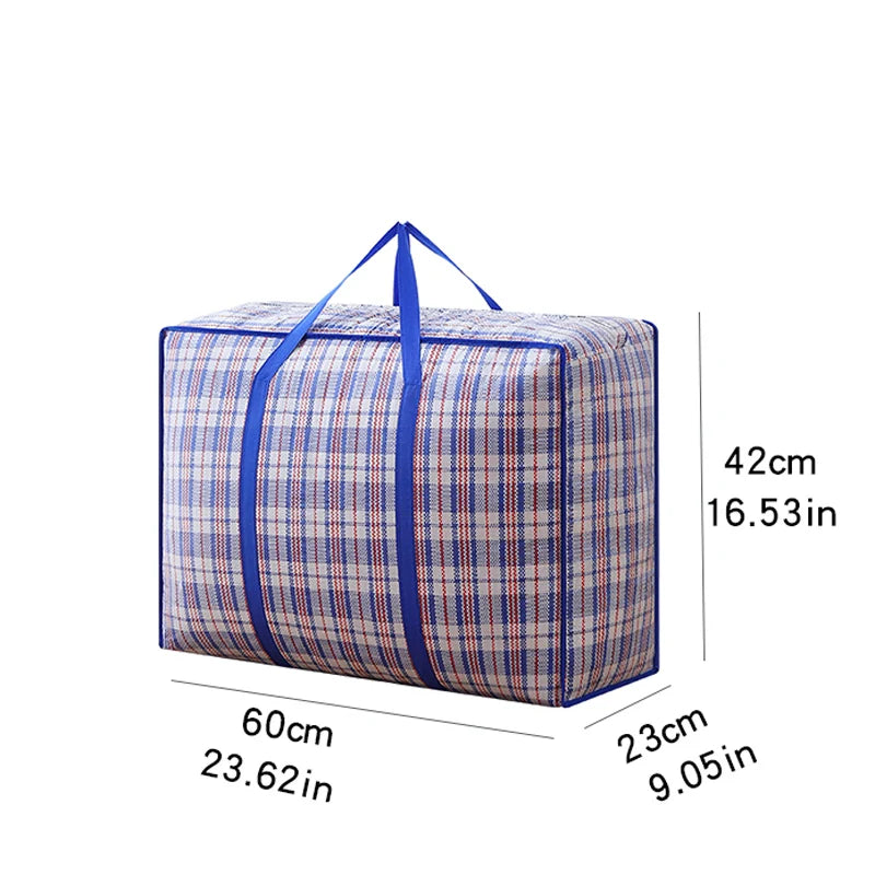 Durable Folding Storage Bag with Zipper Closure