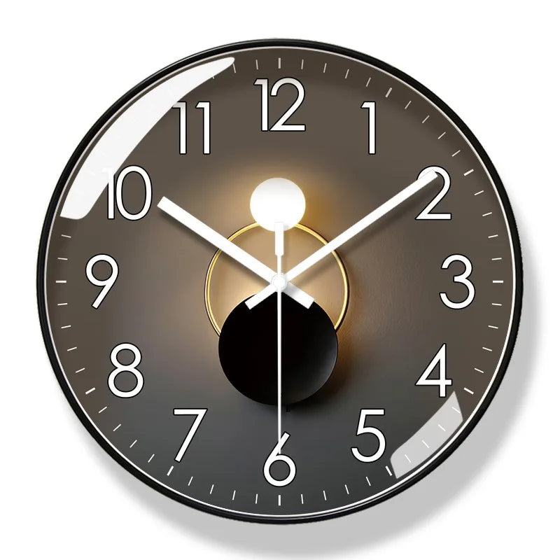 Stylish Round Wall Clock for Home Decor - Halri