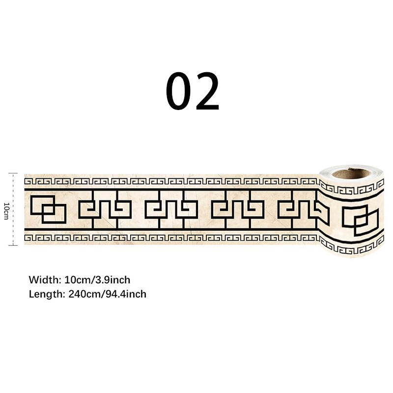 Easy Peel Waterproof Border Wall Tape