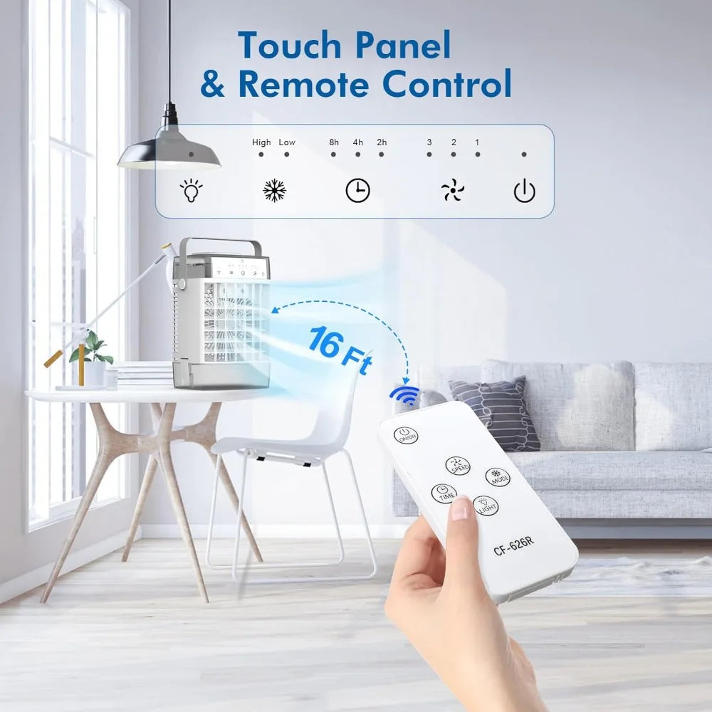 Portable Mini Air Conditioner with Timer
