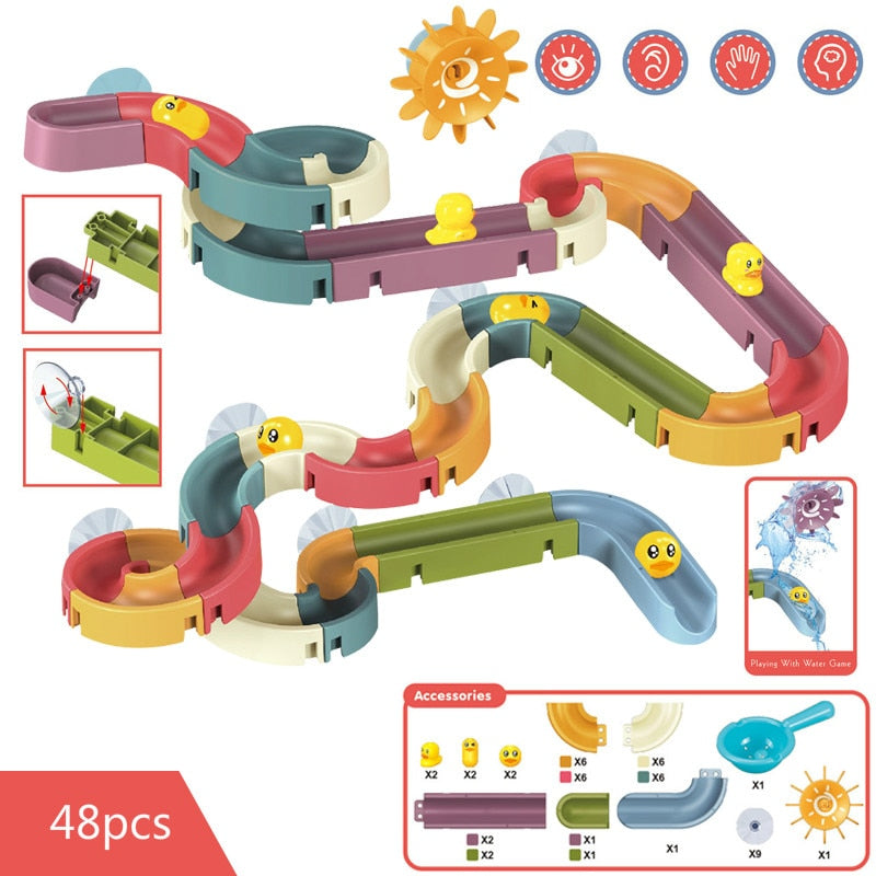 Fun Rubber Stacking Duck Bath Toys