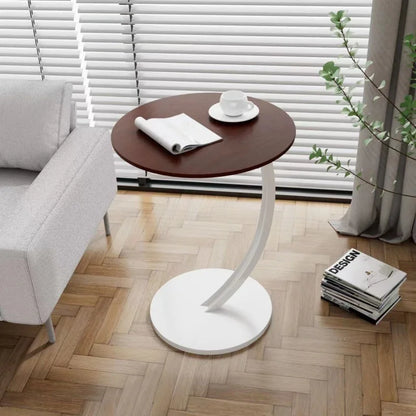 Sturdy Circular End Table for Home Decor