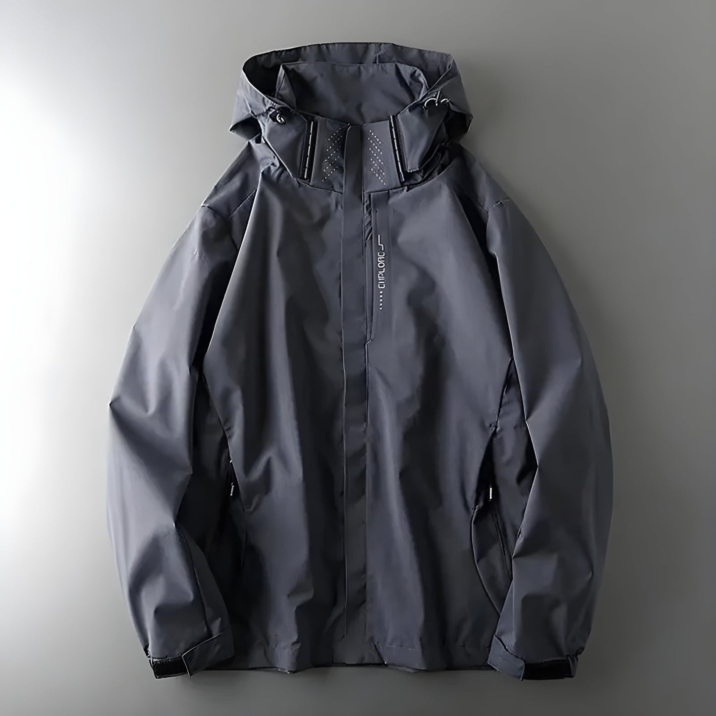 Waterproof Breathable Zip Up Hoodie Jacket