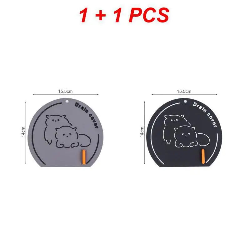 Kitchen Sink Drain Stopper Odor Absorbing Mat