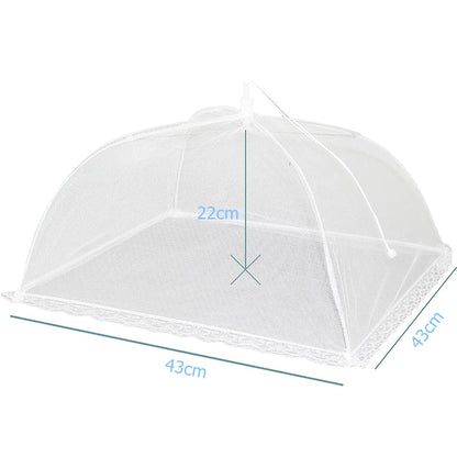 Portable Mesh Food Cover for Outdoor Kitchen Use