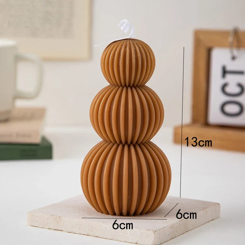 Unique Geometric Golf Ball Shaped Scented Candle