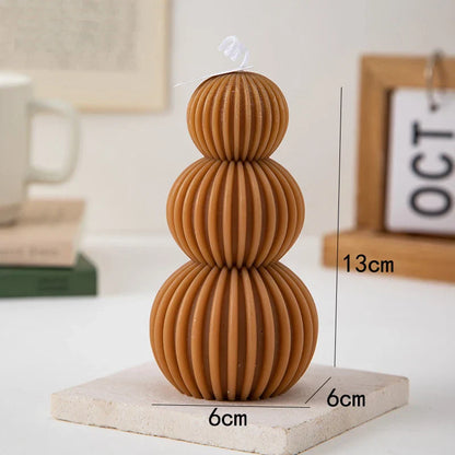 Unique Geometric Golf Ball Shaped Scented Candle