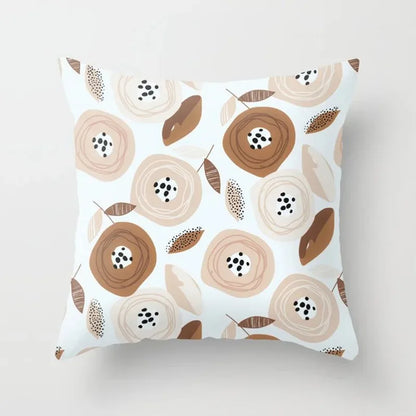 Soft Floral Pillow Cover