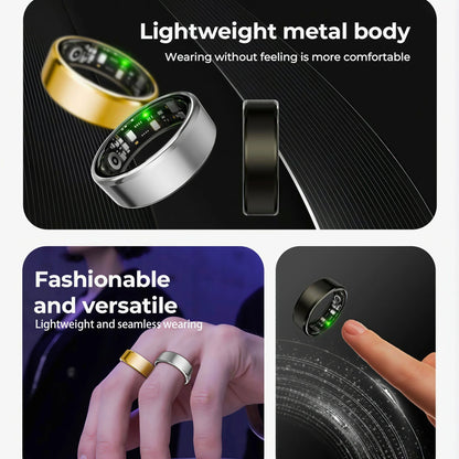 Advanced Fitness Ring with Sleep and Stress Tracking