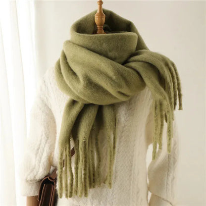 Cozy Solid Color Halri Throw Blanket