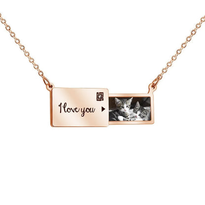 Custom Picture Locket Necklace with Photo