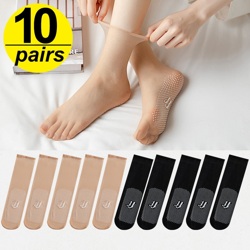 Lightweight Comfortable Summer Silk Ladies Socks