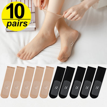 Lightweight Comfortable Summer Silk Ladies Socks