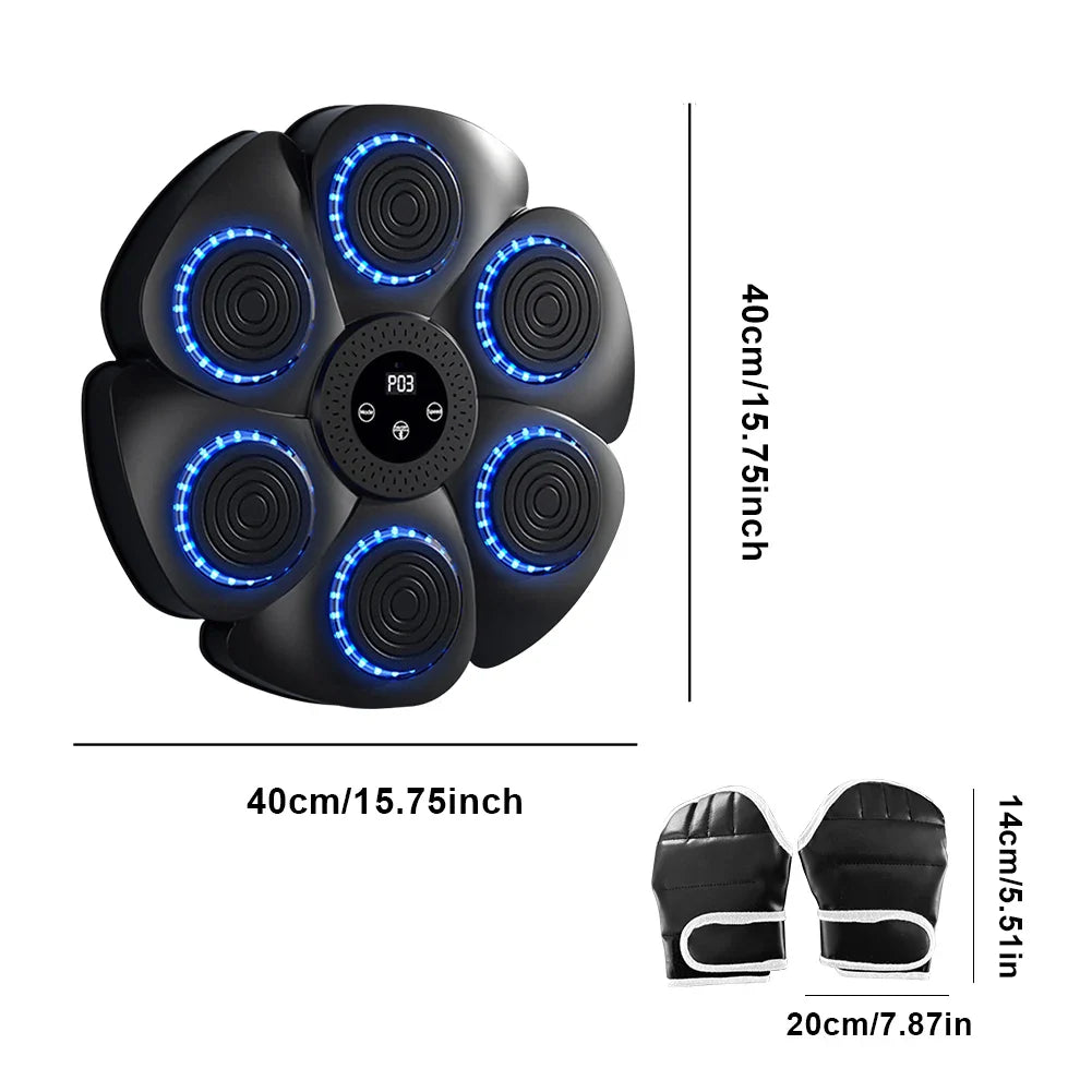 Interactive LED Punching Wall Pad