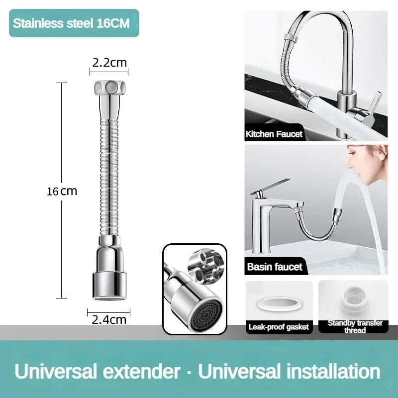 Easy Fit Kitchen Faucet Spray Nozzle Extender