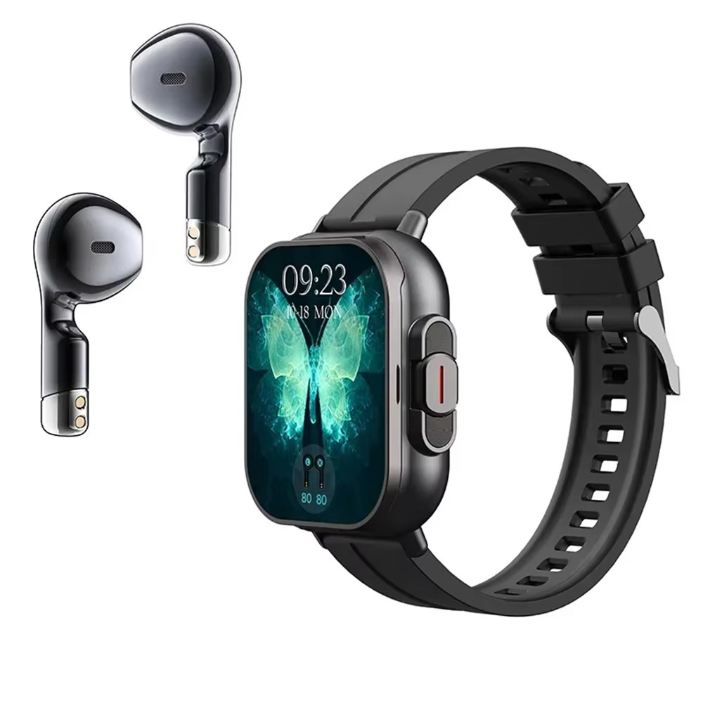 Compact Smartwatch with Bluetooth and Fitness Tracking
