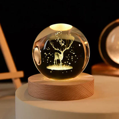 Colorful Crystal Night Lamp Decorative Gift