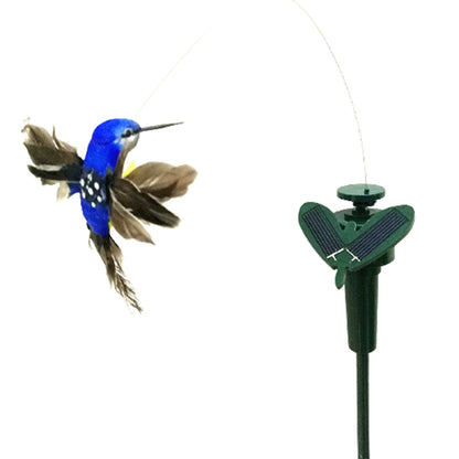 Colorful Solar Garden Stake with Rotating Bird Decoration - Halri