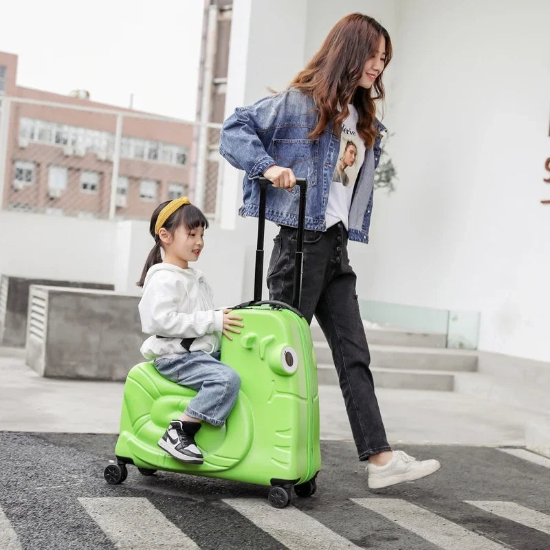 Fun Ride On Kids Luggage Trolley